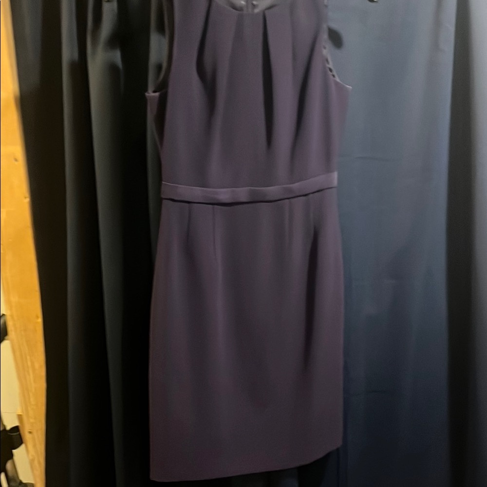 Tahari Blue Sheath Dress Cocktail